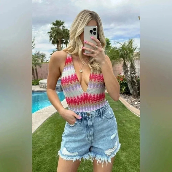 Show me your mumu Biarritz Bodysuit Sz Large - Picture 1 of 14